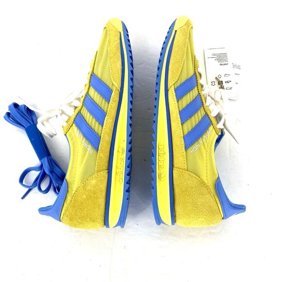 Adidas Sporty and Rich SL72 Yellw and Blue Sneaker Women's Size 9 - Picture 3 of 10